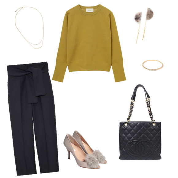 チェーントートバッグ