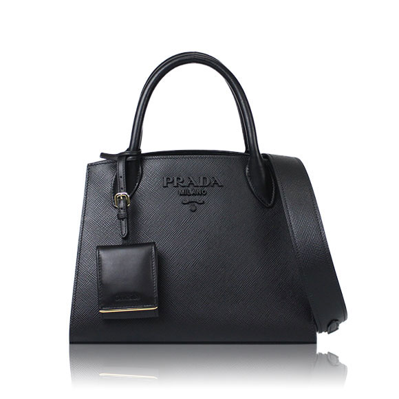 PRADA サフィアーノモノクローム 26&nbsp;x20&nbsp;x13cm(幅&nbsp;x 高さ&nbsp;x マチ)