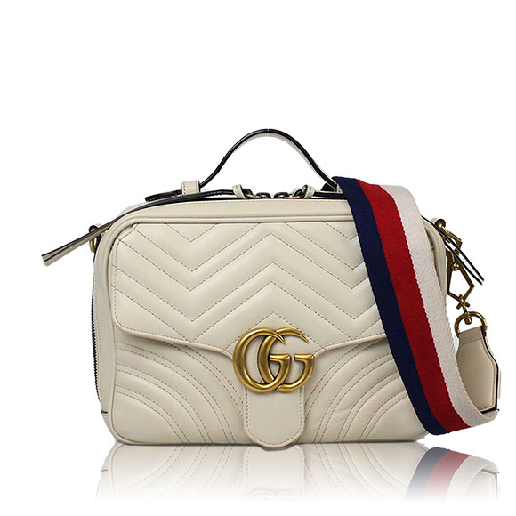 GUCCI GGマーモント 24&nbsp;x18&nbsp;x8cm(幅&nbsp;x 高さ&nbsp;x マチ)