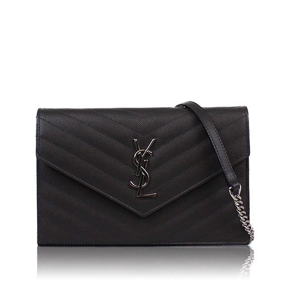 SAINT LAURENT チェーンウォレット 19&nbsp;x11&nbsp;x4cm(幅&nbsp;x 高さ&nbsp;x マチ)