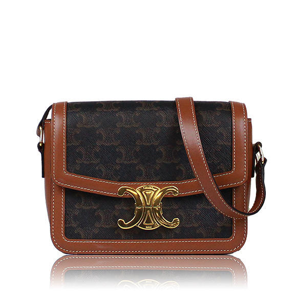 CELINE ティーントリオンフバッグ 18 x14 x4cm(幅 x 高さ x マチ) CELINE ティーントリオンフバッグ 18 x14 x4cm(幅 x 高さ x マチ)